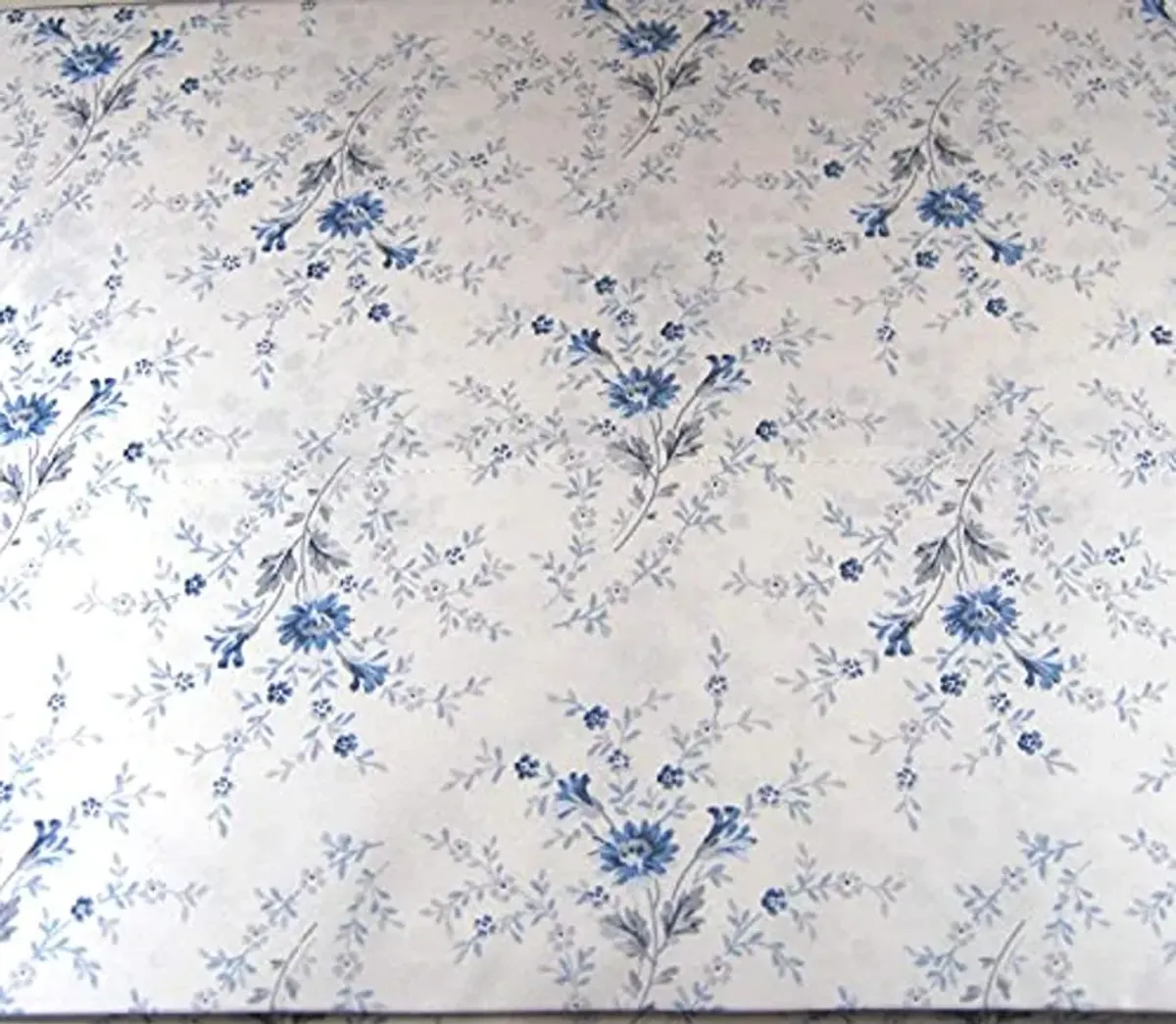 Lauren Ralph Lauren Full Size Cottage Floral Sheet Set Cotton Blue and White