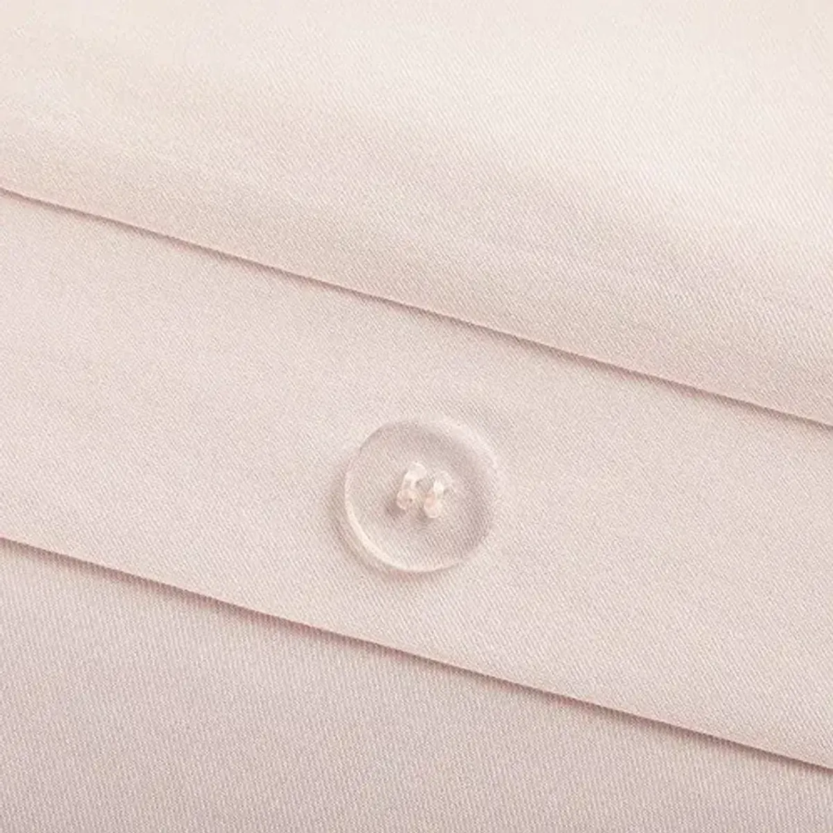 SERTA Simply Clean Ultra Soft Hypoallergenic Stain Resistant 3 Piece Solid Duvet Cover Set, Blush, Full/Queen