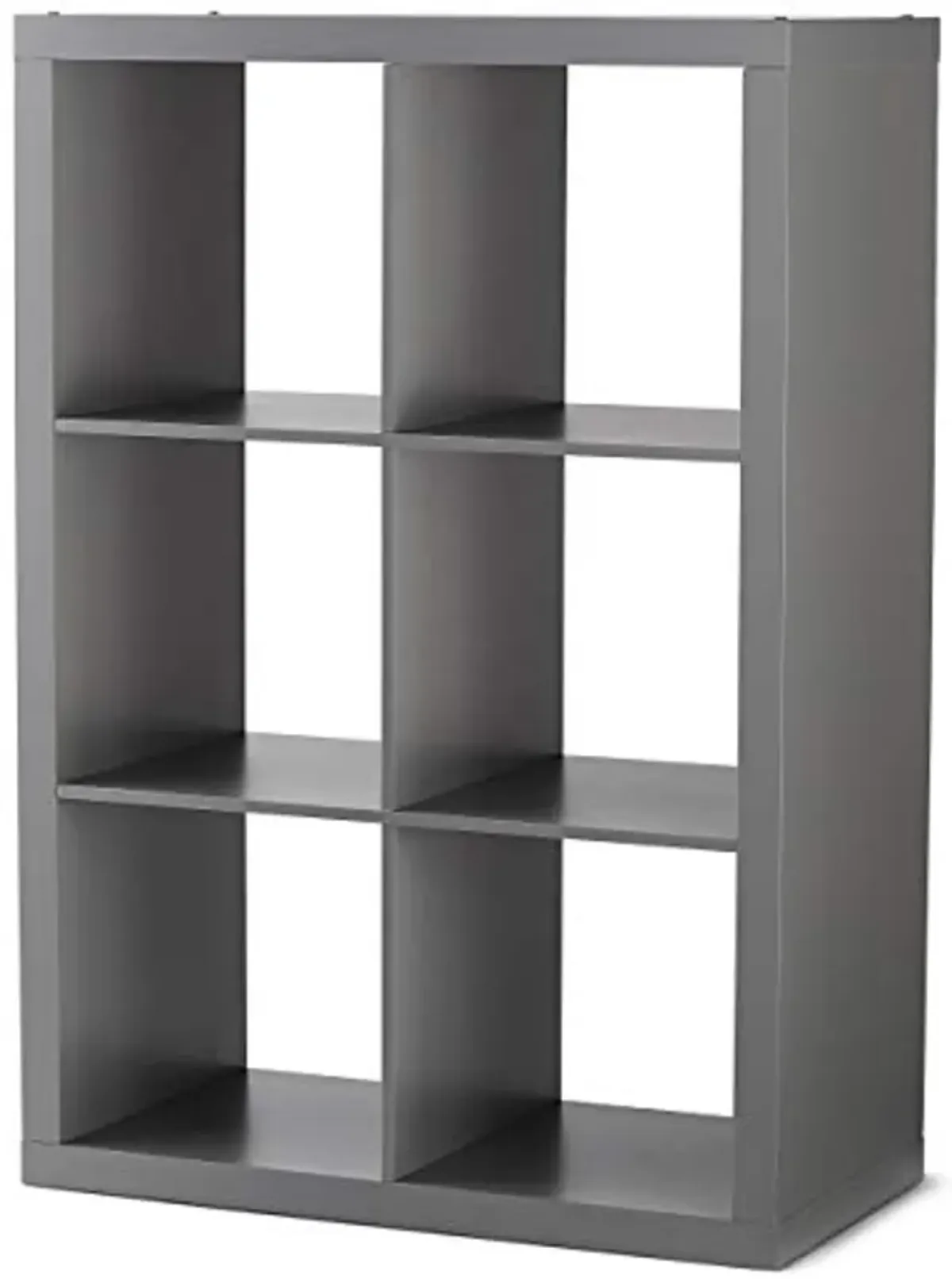 Better Homes and Gardens.. Bookshelf Square Storage Cabinet 4-Cube Organizers (Weathered) (White, 4-Cube) (Gray, 6-Cube), BHD036118664018