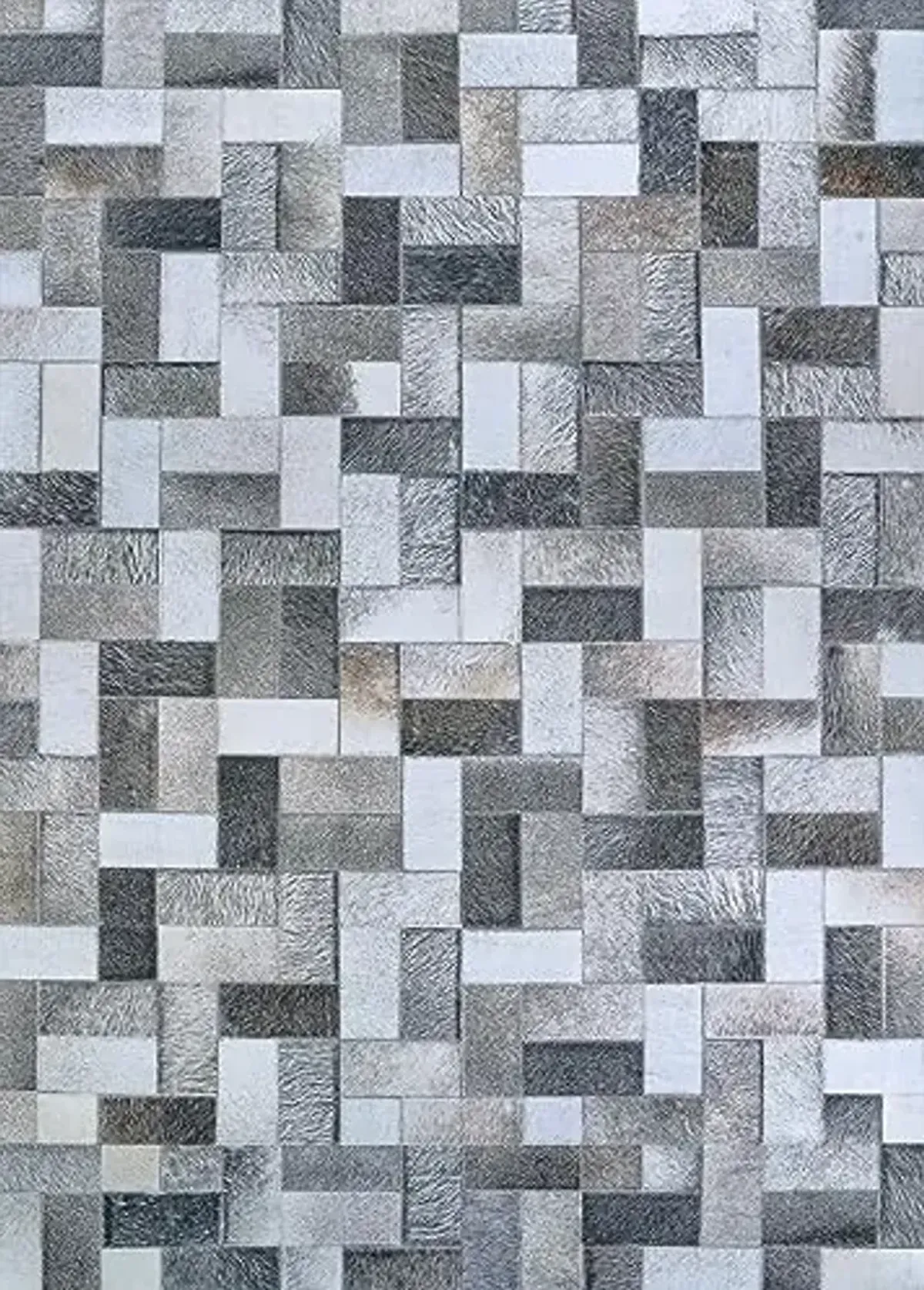 Couristan Prairie Indoor Area Rug – 2'3" x 7'10" Runner in Grey-Brown (No Foil), Durable Digitally Printed Geometric Design Rug – Living Room, Bedroom or Dining Home Decor