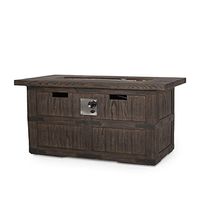 Christopher Knight Home Arnton Fire Pit, Wooden Brown