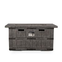 Christopher Knight Home Arnton Fire Pit, Wooden Grey