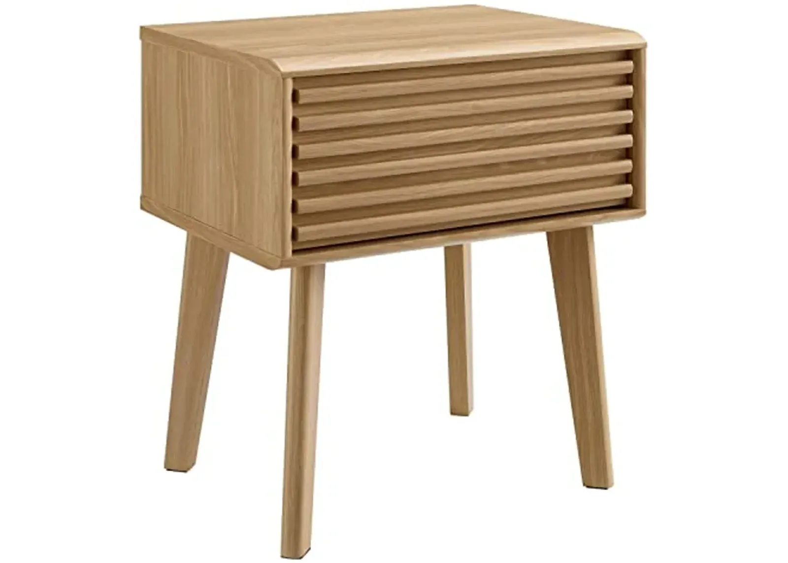 Modway Render Mid-Century Modern End Table or Nightstand in Oak, 15 x 19 x 21.5