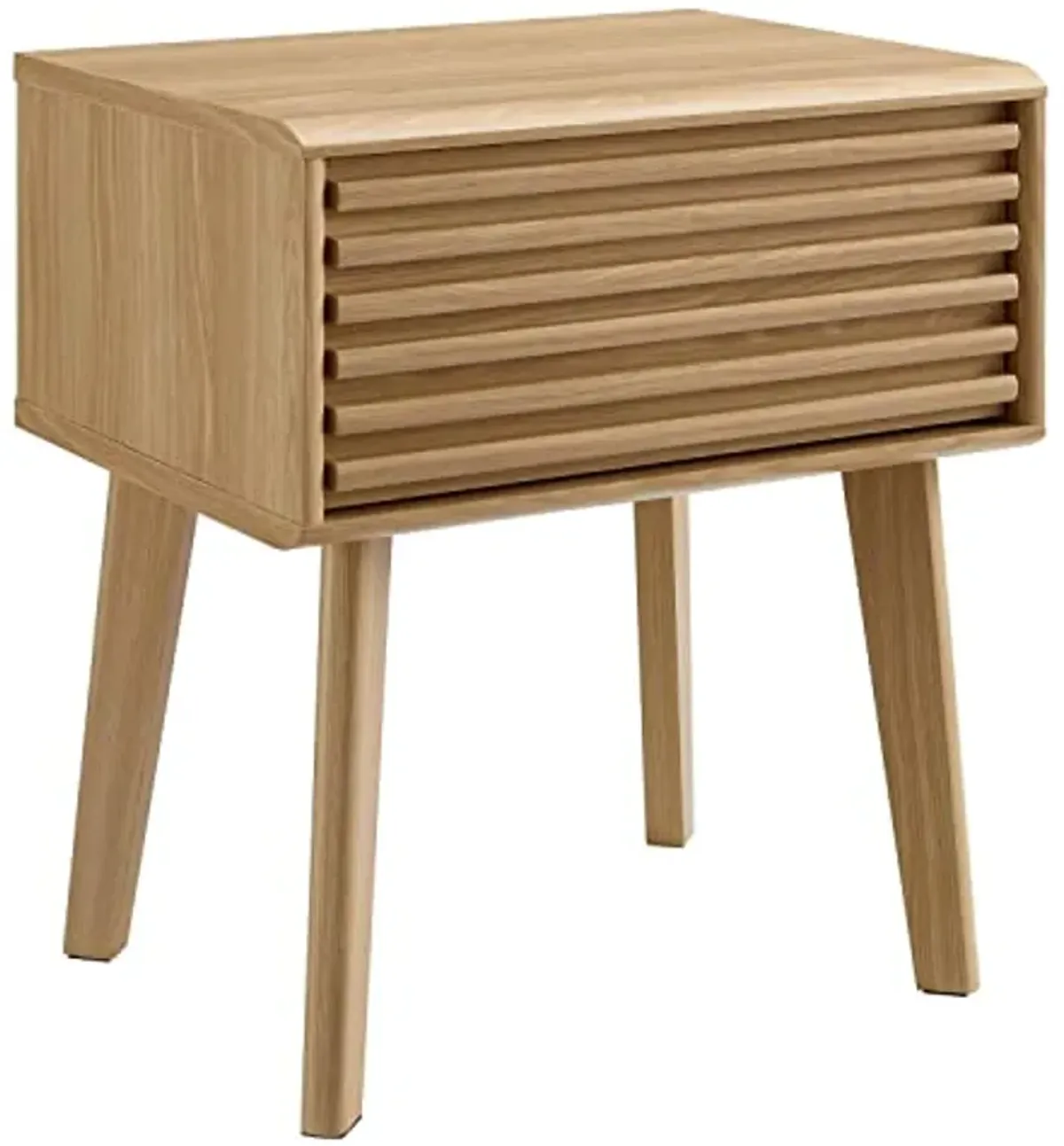 Modway Render Mid-Century Modern End Table or Nightstand in Oak, 15 x 19 x 21.5