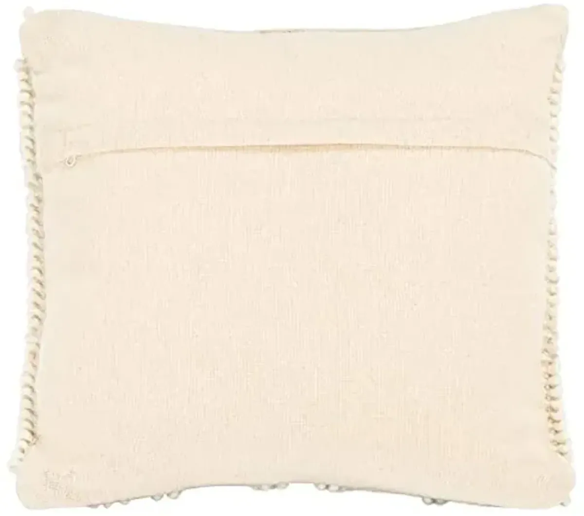 SAFAVIEH Home Collection Baird Boho Ivory 20-inch Square Decorative Accent Throw Pillow (Insert Included) PLS121A-2020, 22"x22"