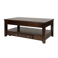 Lexicon Berland Wood Lift Top Cocktail Table, 48" x 18", Dark Cherry