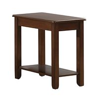 Lexicon Berland Wood Chairside Table, 24" x 14", Dark Cherry