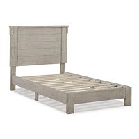 Signature Design by Ashley Hollentown Farmhouse Twin Panel Bed, Whitewash