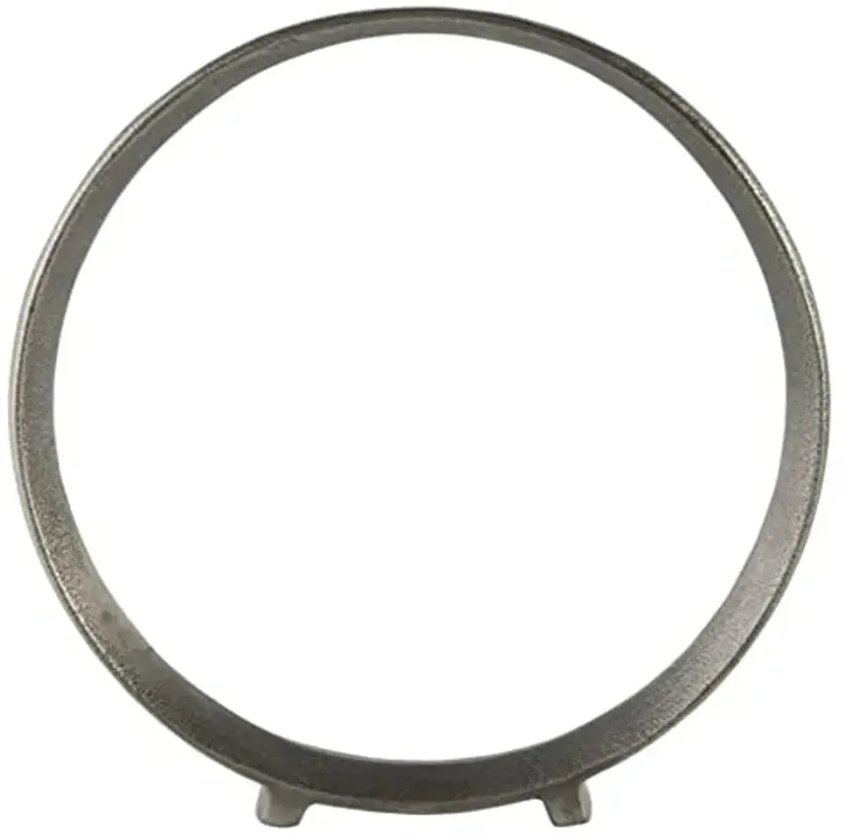 Signature Design by Ashley Ryandale Round Metal Sculpture, Antique Pewter Finish