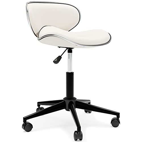 Signature Design by Ashley Beauenali Home Office Desk Chair, White