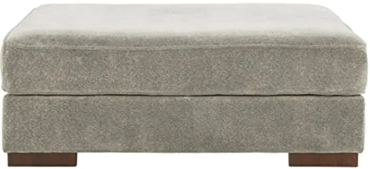 Signature Design by Ashley Bayless Modern Oversized Accent Ottoman, Gray