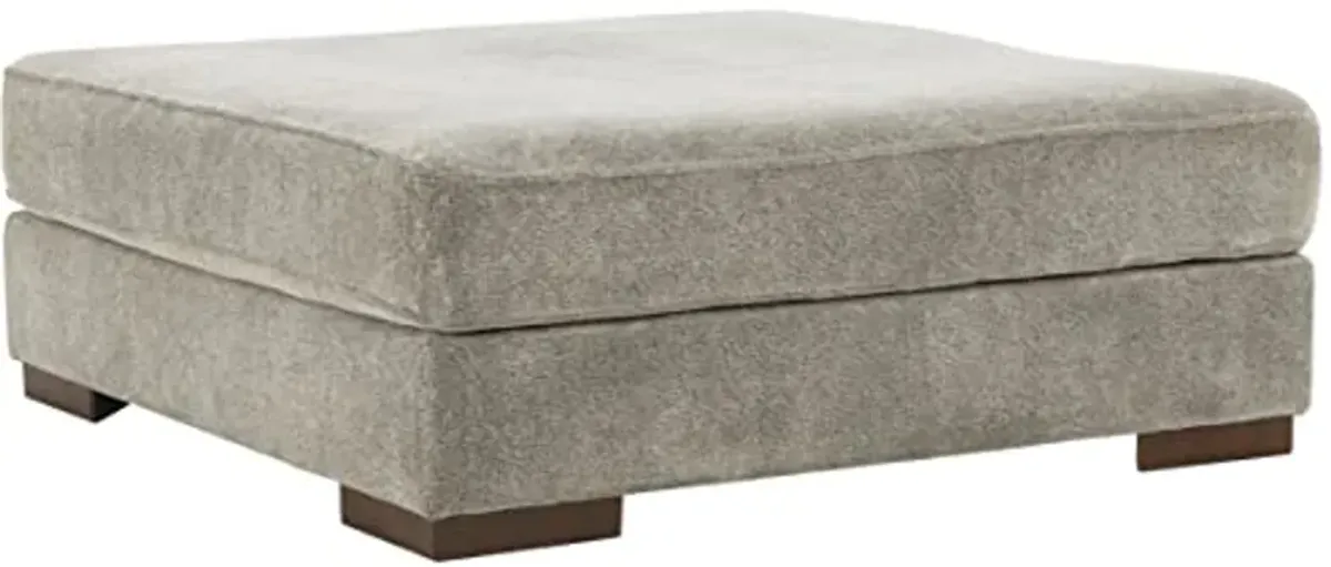 Signature Design by Ashley Bayless Modern Oversized Accent Ottoman, Gray