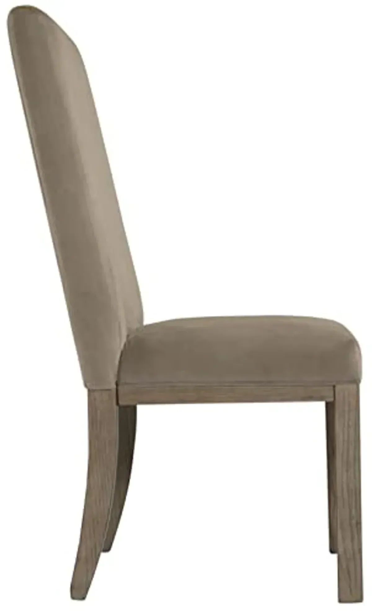 Signature Design by Ashley Chrestner Contemporary Upholstered Dining Chair, 2 Count, Gray & Brown