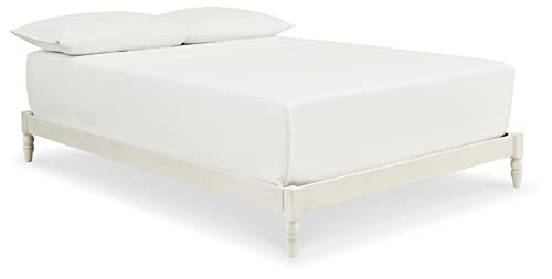 Signature Design by Ashley Tannally Platform Bed, Full, White