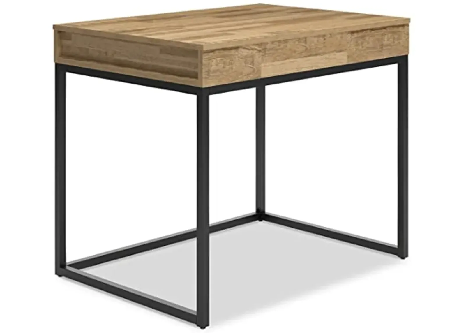 Signature Design by Ashley Gerdanet Casual 36" Home Office Lift Top Desk, Light Brown & Black