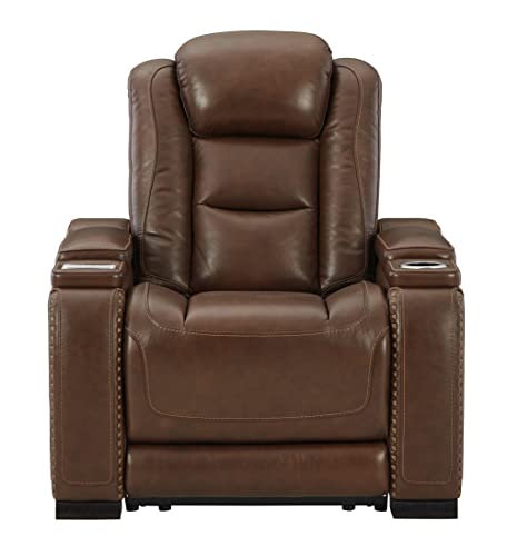 Signature Design by Ashley The Man-Den Power Recliner with Adjustable ...