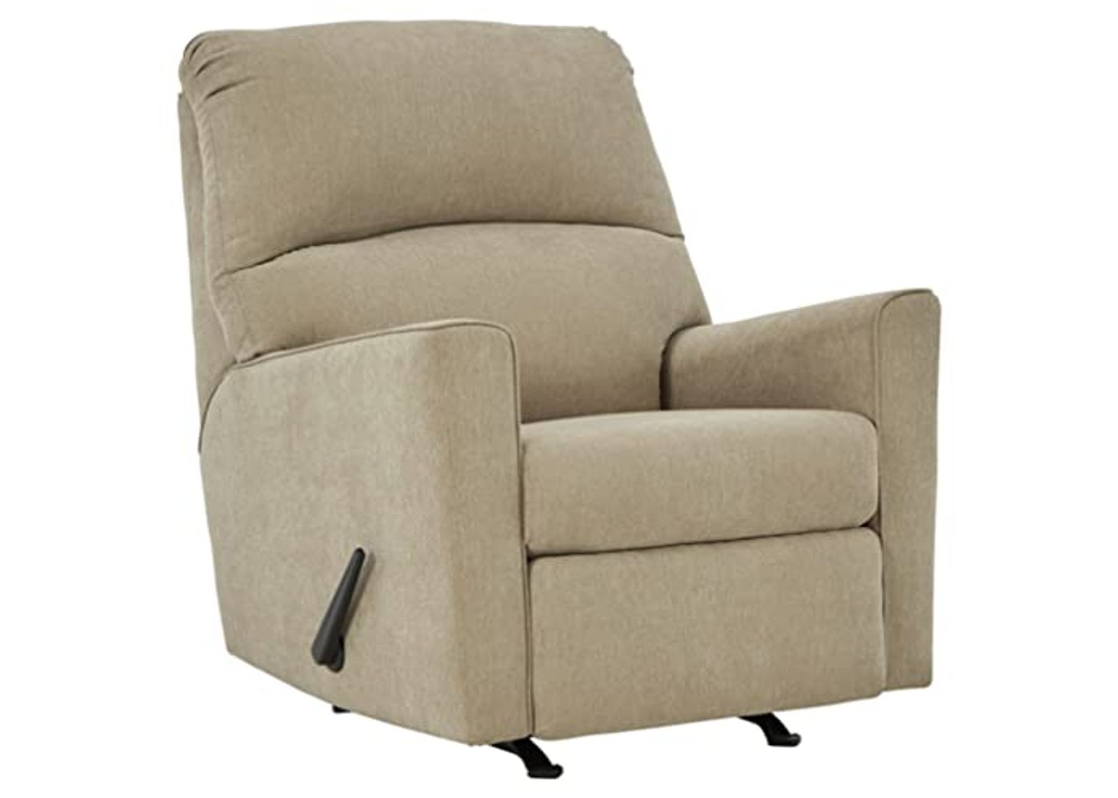 Signature Design by Ashley Lucina Casual Upholstered Rocker Recliner, Beige