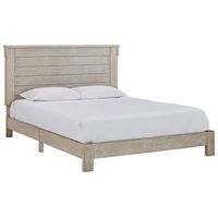 Signature Design by Ashley Hollentown Queen Panel Bed, Whitewash