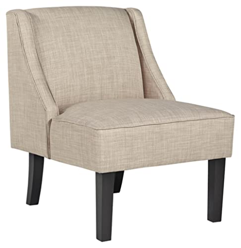 Signature Design by Ashley Janesley Modern Wingback Accent Chair, Beige