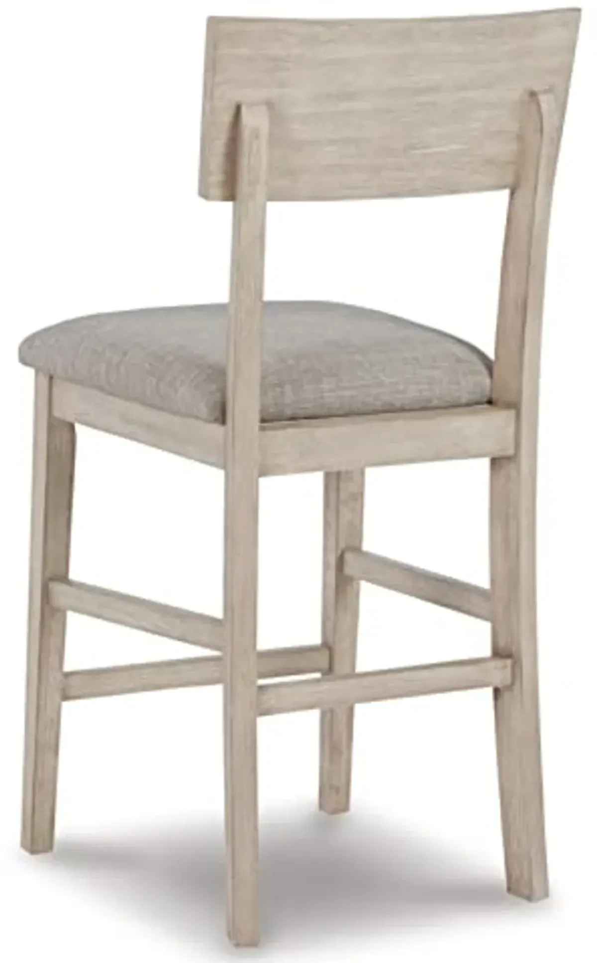 Signature Design by Ashley Waylowe Contemporary Counter Height Barstool, 2 Count, Light Tan