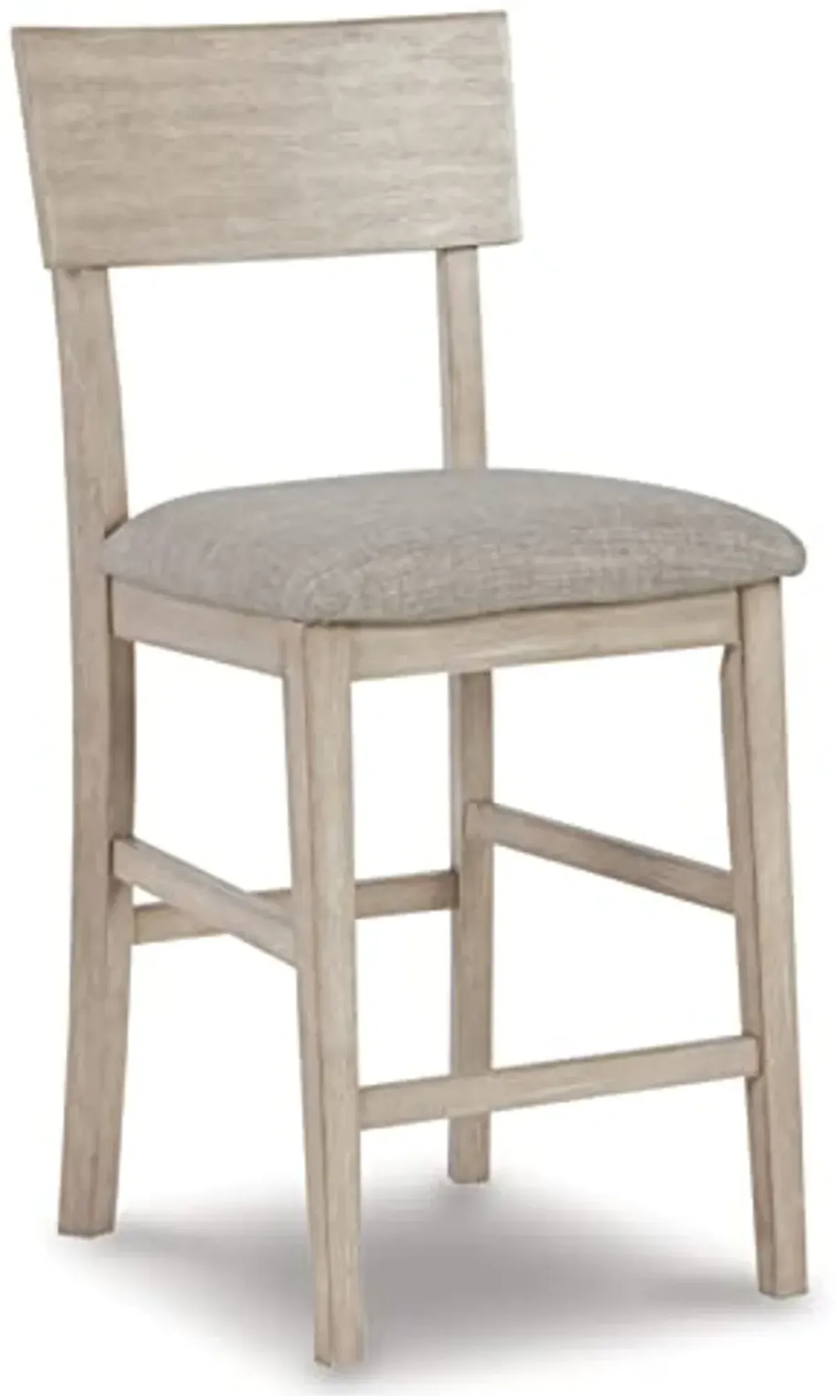 Signature Design by Ashley Waylowe Contemporary Counter Height Barstool, 2 Count, Light Tan