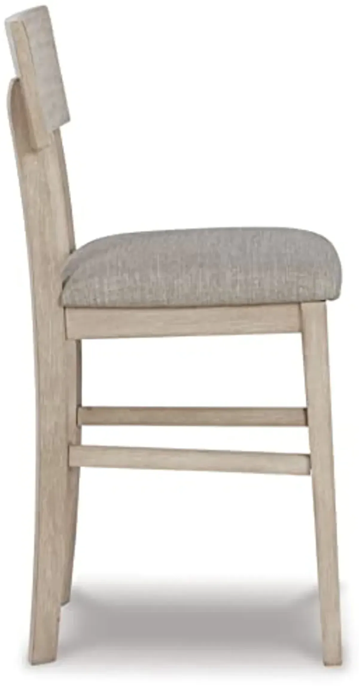 Signature Design by Ashley Waylowe Contemporary Counter Height Barstool, 2 Count, Light Tan