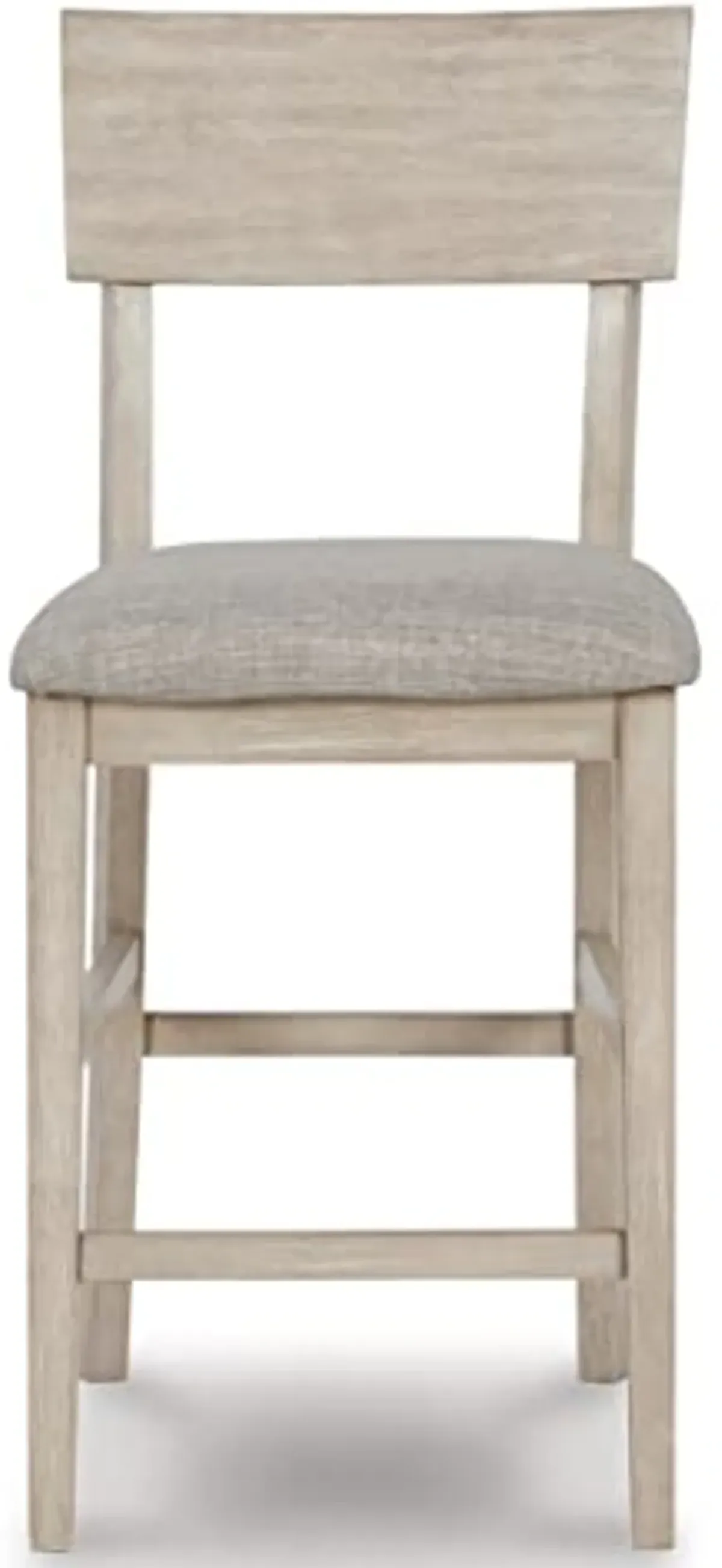 Signature Design by Ashley Waylowe Contemporary Counter Height Barstool, 2 Count, Light Tan