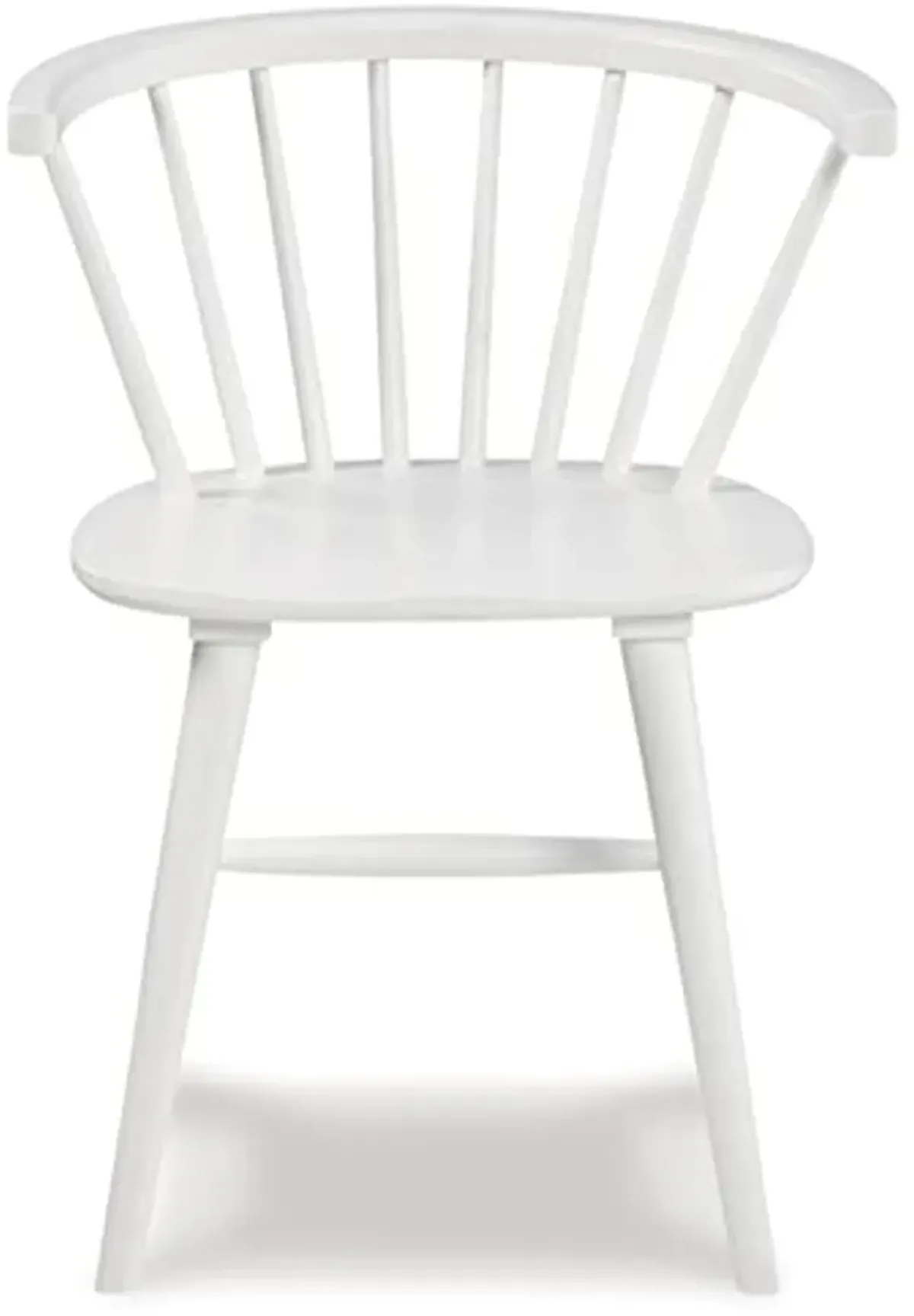 Signature Design by Ashley Grannen Modern 18" Spindle Back Dining Chair, 2 Count, White