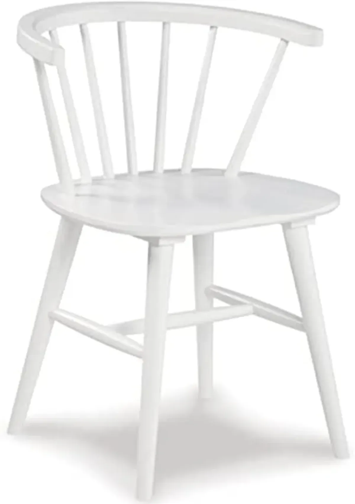 Signature Design by Ashley Grannen Modern 18" Spindle Back Dining Chair, 2 Count, White