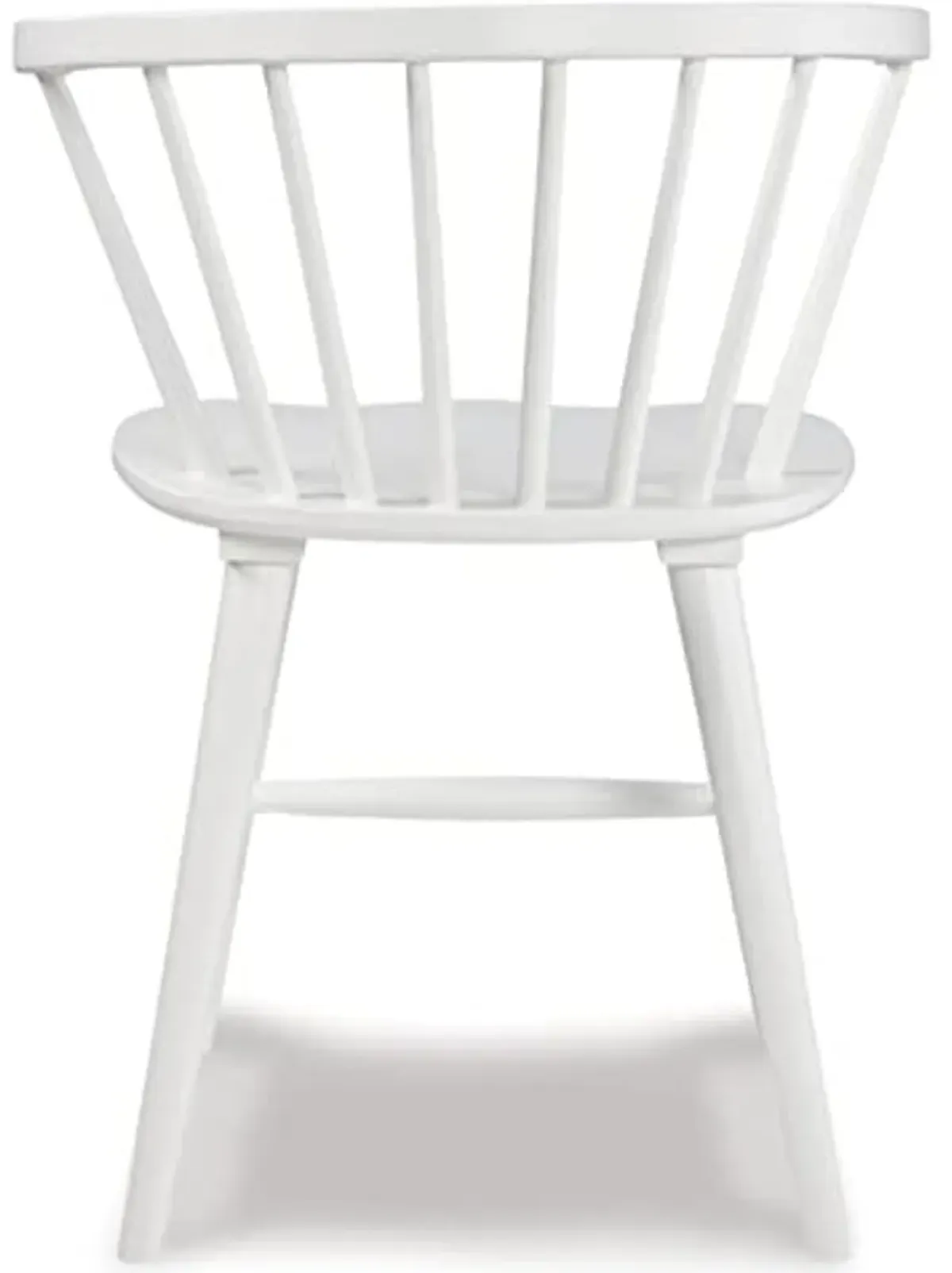 Signature Design by Ashley Grannen Modern 18" Spindle Back Dining Chair, 2 Count, White