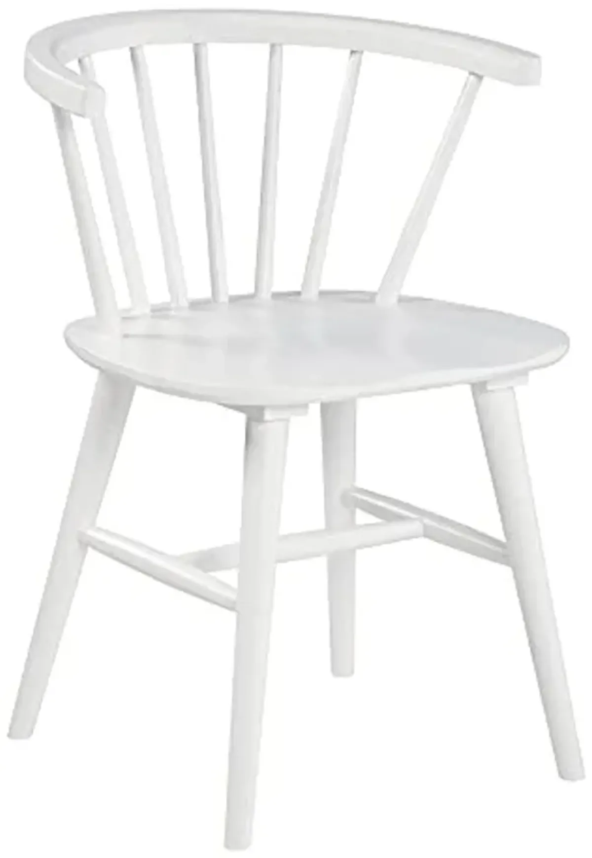 Signature Design by Ashley Grannen Modern 18" Spindle Back Dining Chair, 2 Count, White