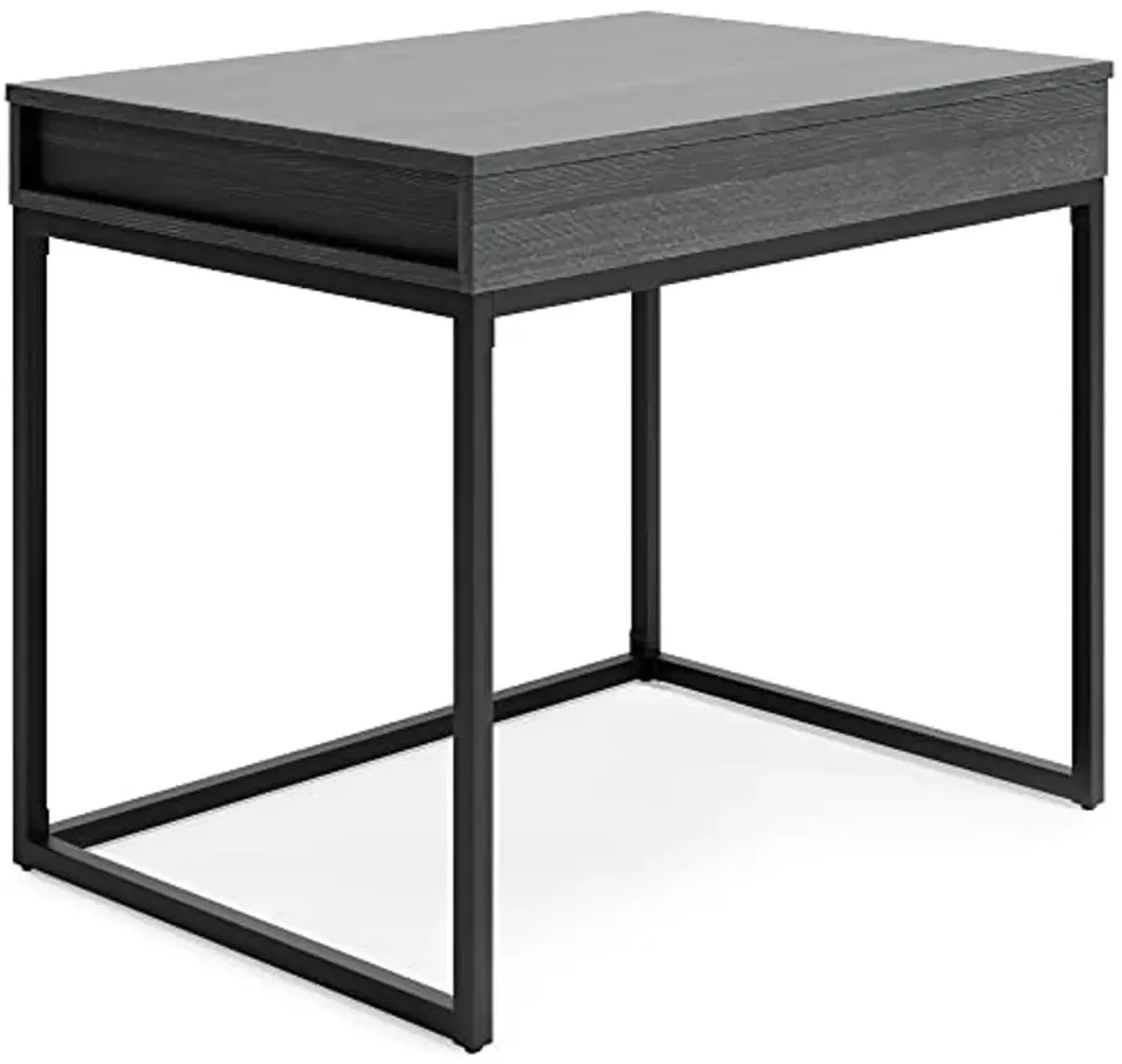 Signature Design by Ashley Yarlow Contemporary 36" Home Office Lift Top Desk , Gray & Black