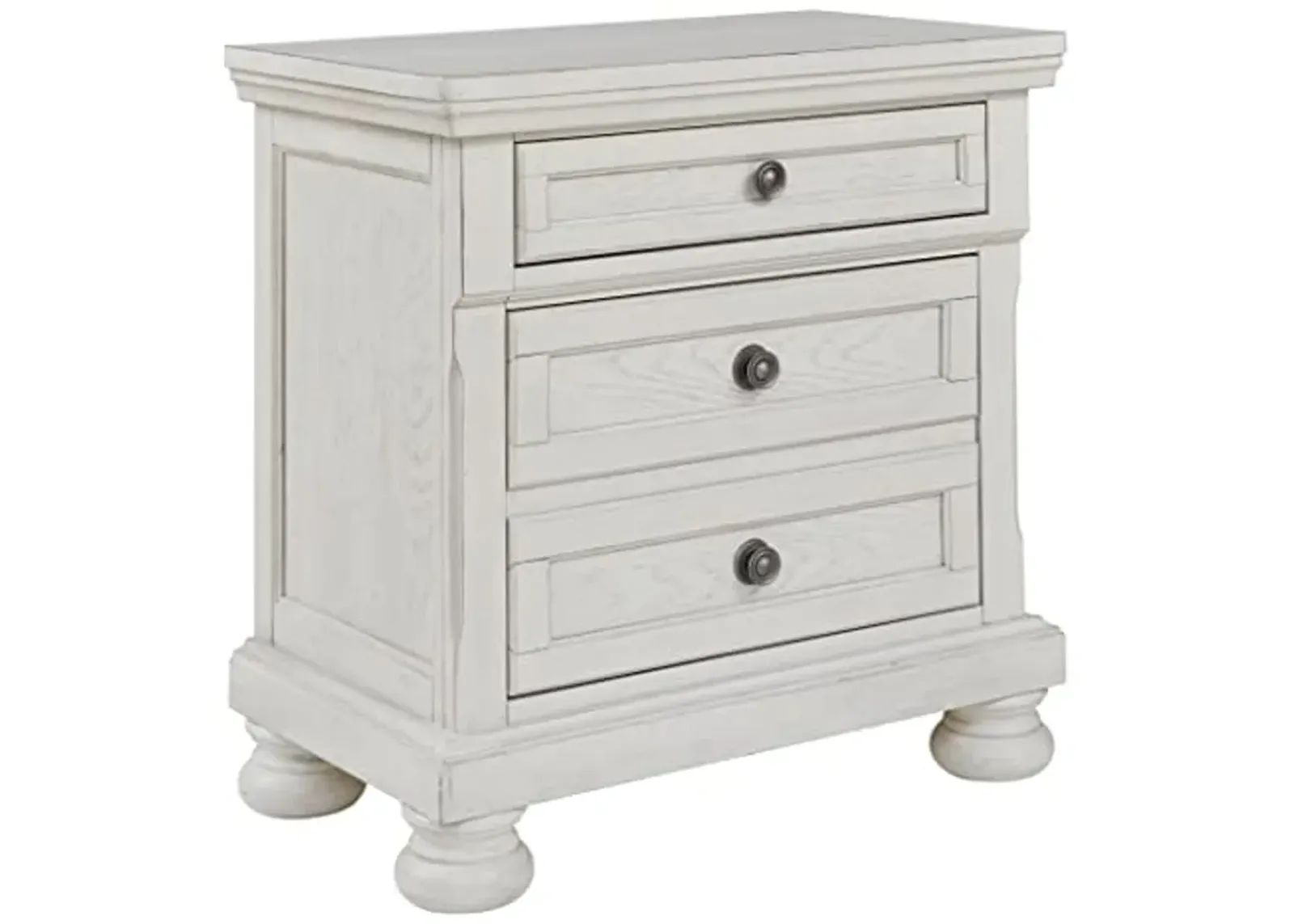 Signature Design by Ashley Robbinsdale Traditional 2 Drawer Night Stand, White