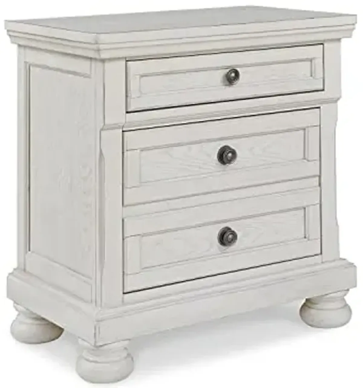 Signature Design by Ashley Robbinsdale Traditional 2 Drawer Night Stand, White