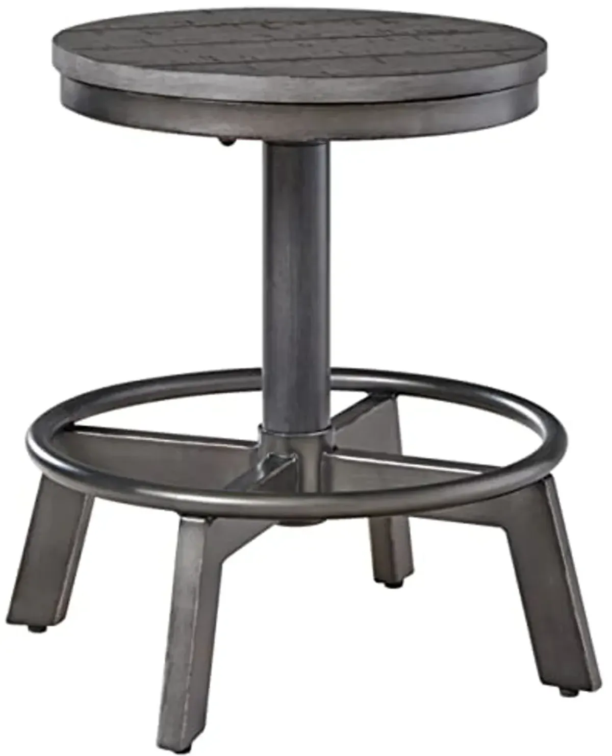 Signature Design by Ashley Torjin Industrial Counter Height Stool, 2 Count, Gray