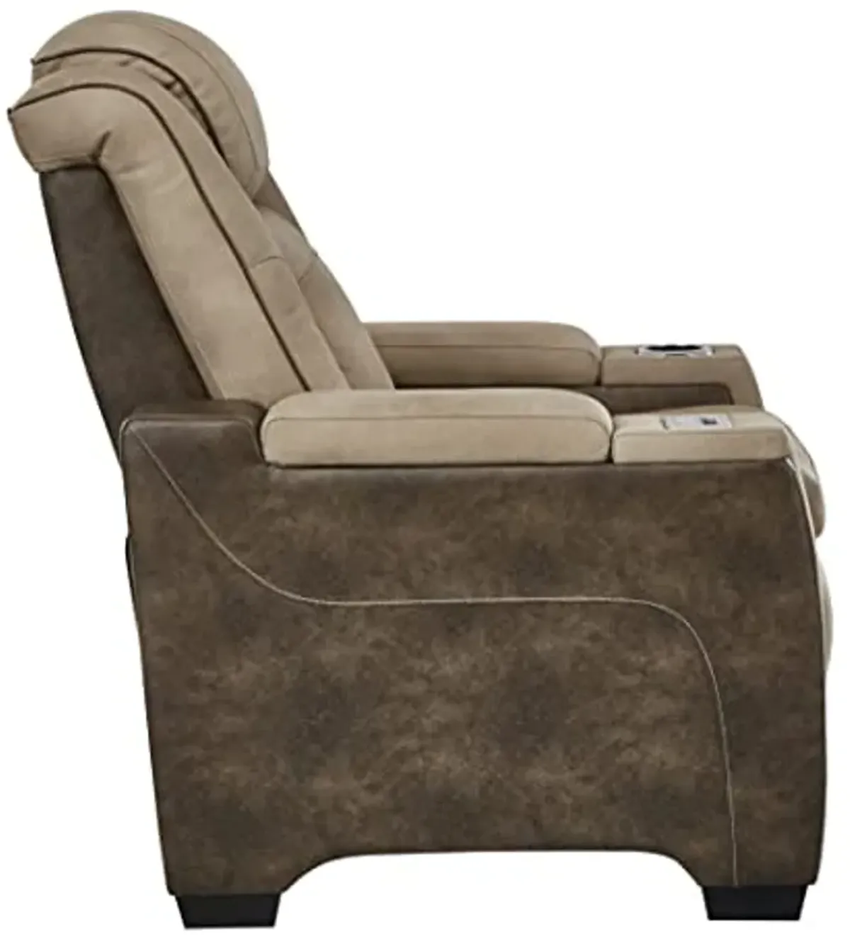 Signature Design by Ashley Next-Gen DuraPella Power Recliner with Adjustable Headrest, Sand