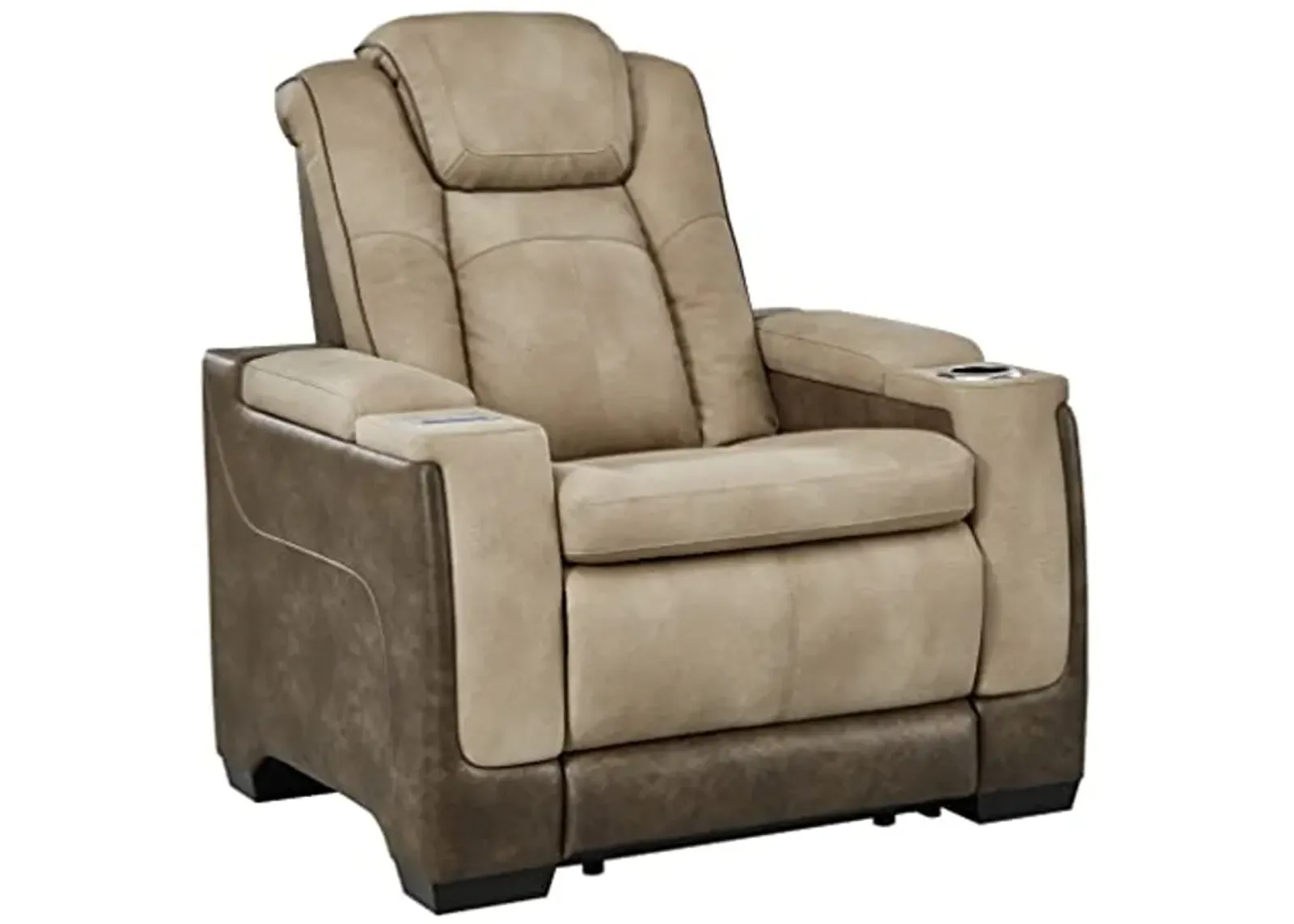 Signature Design by Ashley Next-Gen DuraPella Power Recliner with Adjustable Headrest, Sand