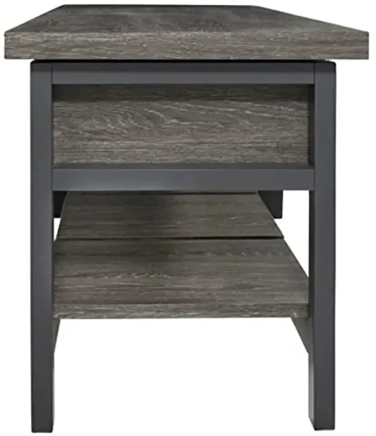 Signature Design by Ashley Rhyson Rustic Farmhouse Storage Bench, Brown