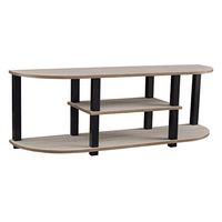 Signature Design by Ashley Bertmond Modern Compact TV Stand for TVs up to 55 Inches, Light Brown