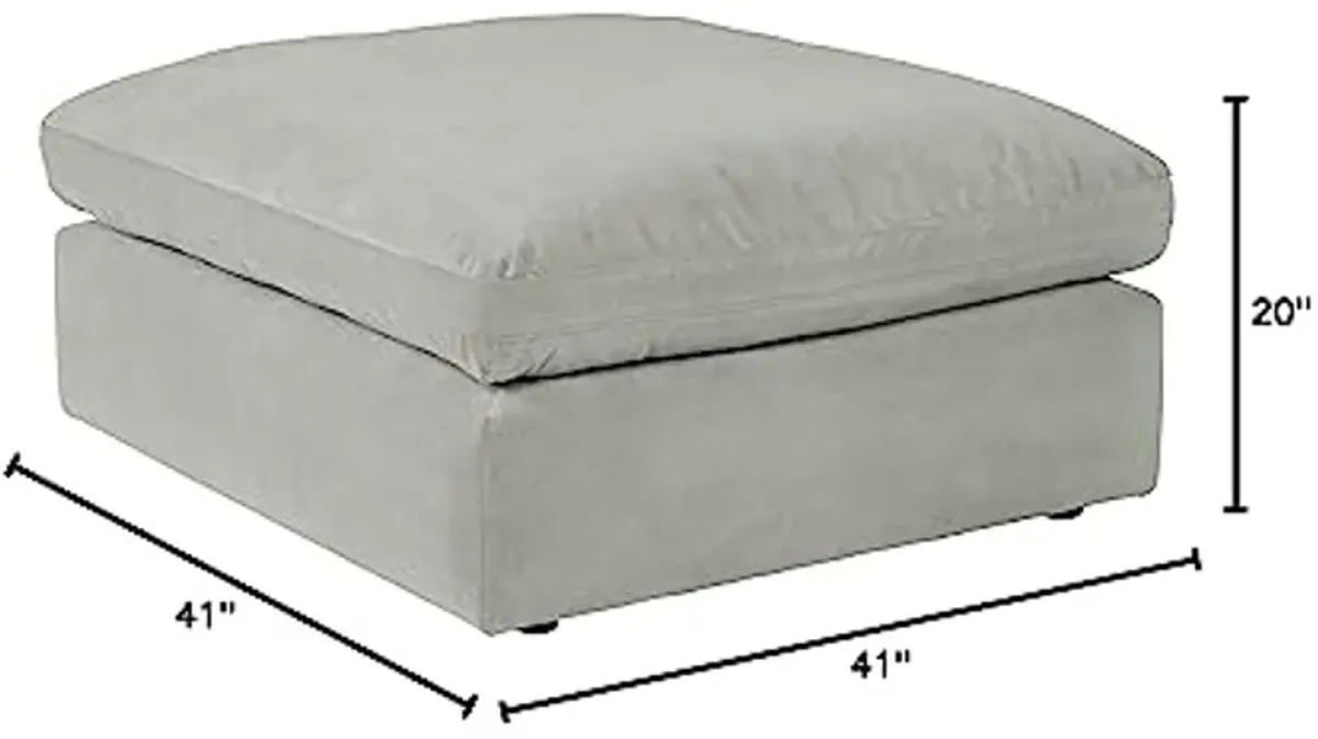 Signature Design by Ashley Sophie Modern Oversized Accent Ottoman, Gray