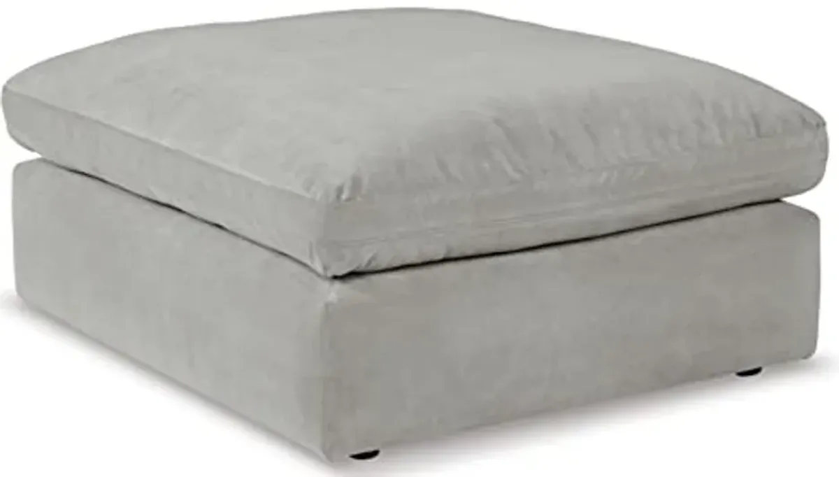 Signature Design by Ashley Sophie Modern Oversized Accent Ottoman, Gray