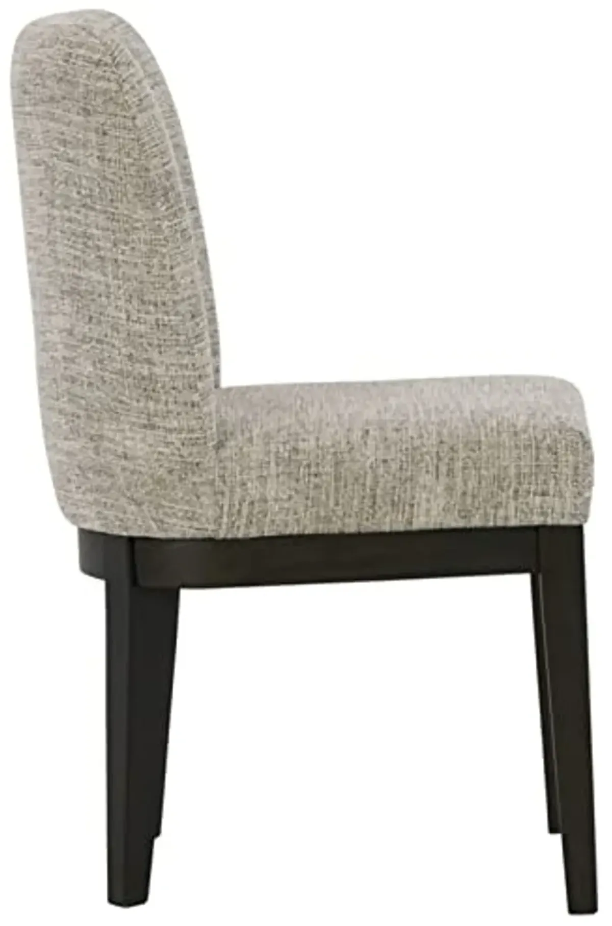 Signature Design by Ashley Burkhaus Traditional Upholstered Dining Chair, Set of 2, Dark Brown