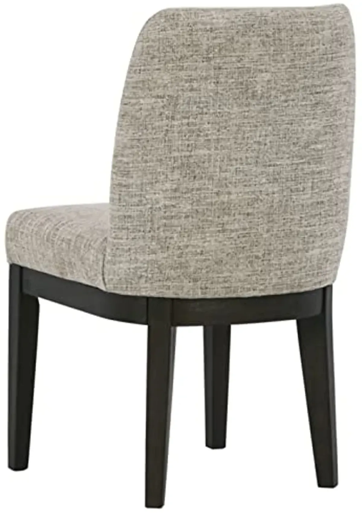 Signature Design by Ashley Burkhaus Traditional Upholstered Dining Chair, Set of 2, Dark Brown