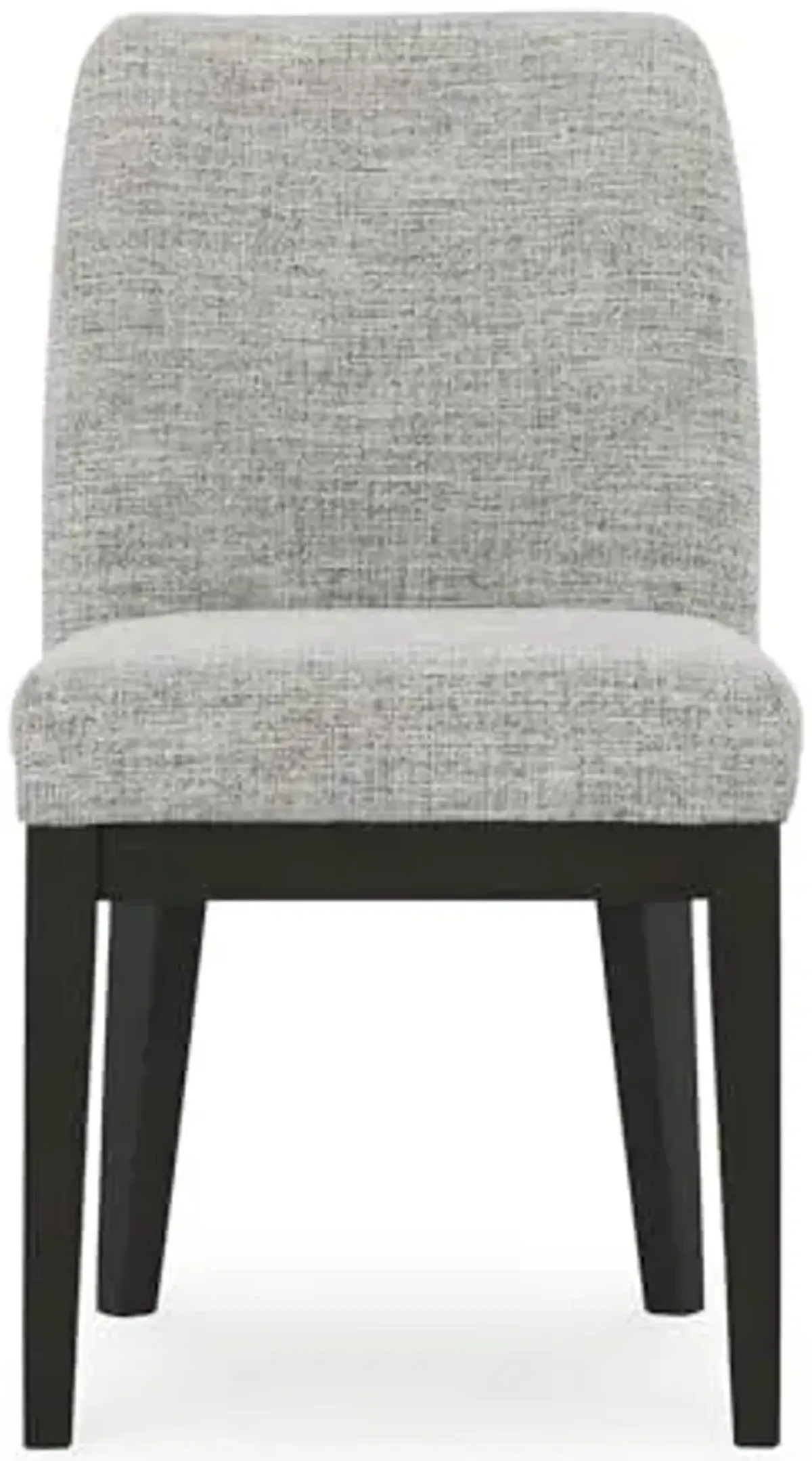 Signature Design by Ashley Burkhaus Traditional Upholstered Dining Chair, Set of 2, Dark Brown