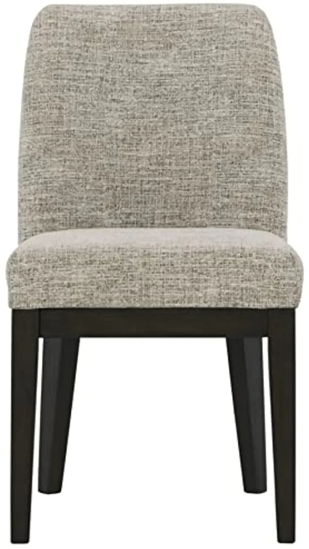 Signature Design by Ashley Burkhaus Traditional Upholstered Dining Chair, Set of 2, Dark Brown