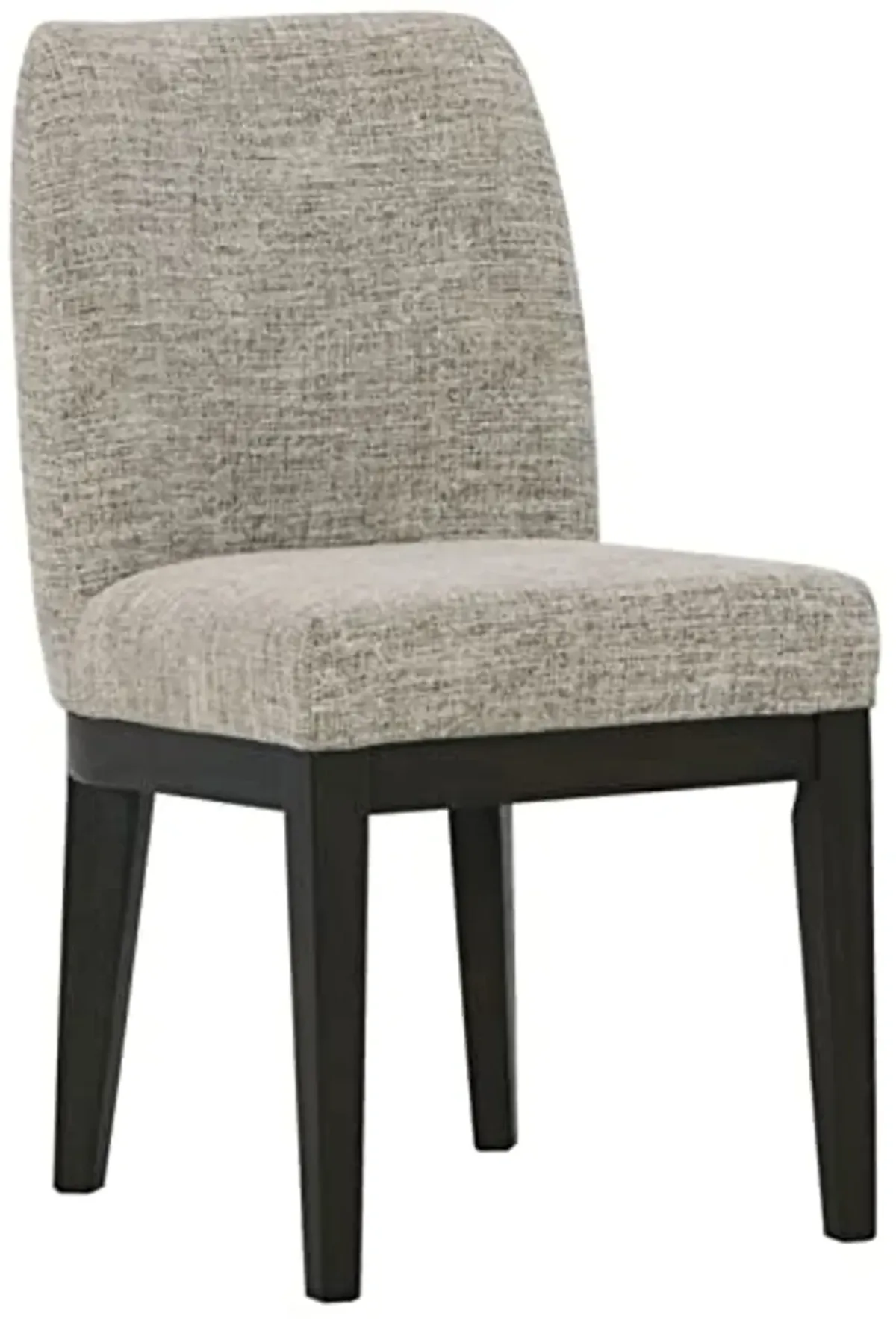 Signature Design by Ashley Burkhaus Traditional Upholstered Dining Chair, Set of 2, Dark Brown