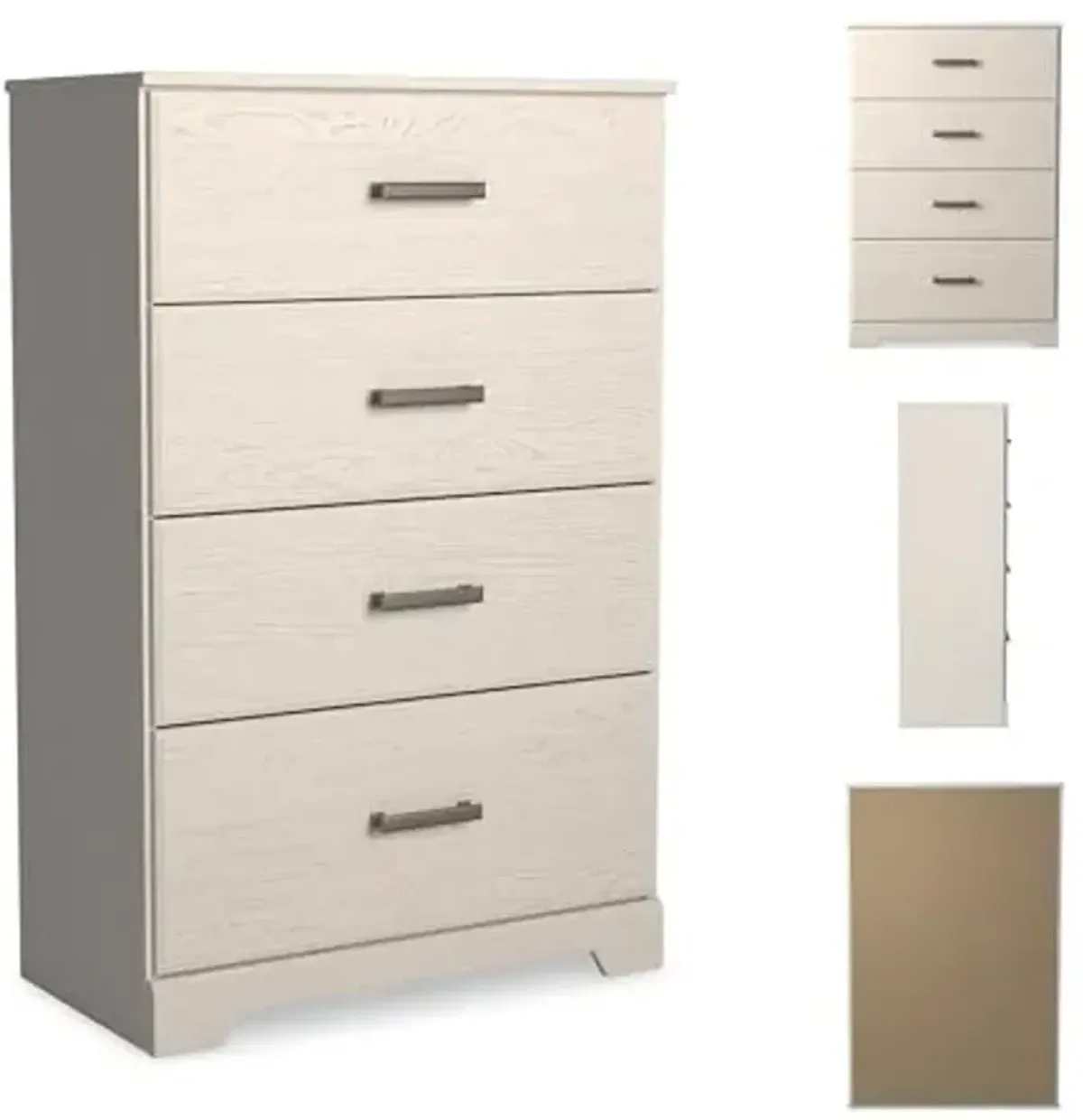 Ashley Furniture Stelsie Four Drawer Chest, White