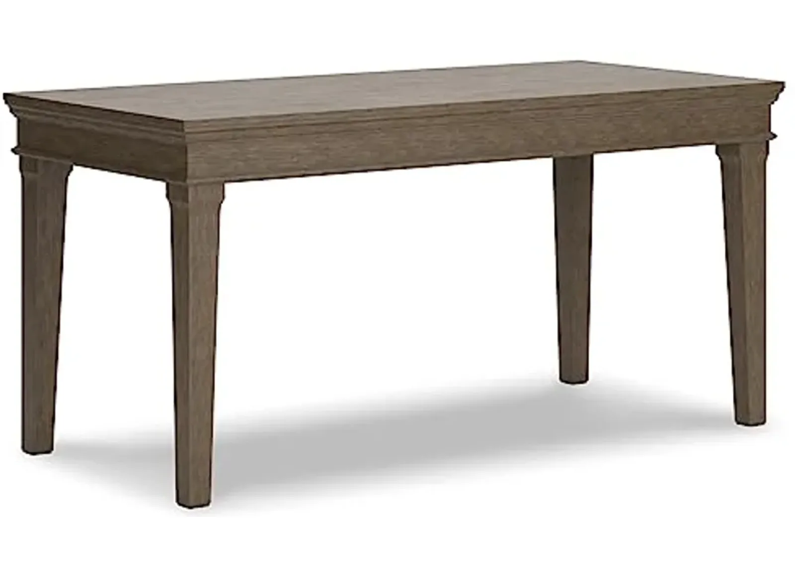 Ashley Furniture Signature Design by Ashley Janismore Traditional Home Office 63 inch Desk in Weathered Gray