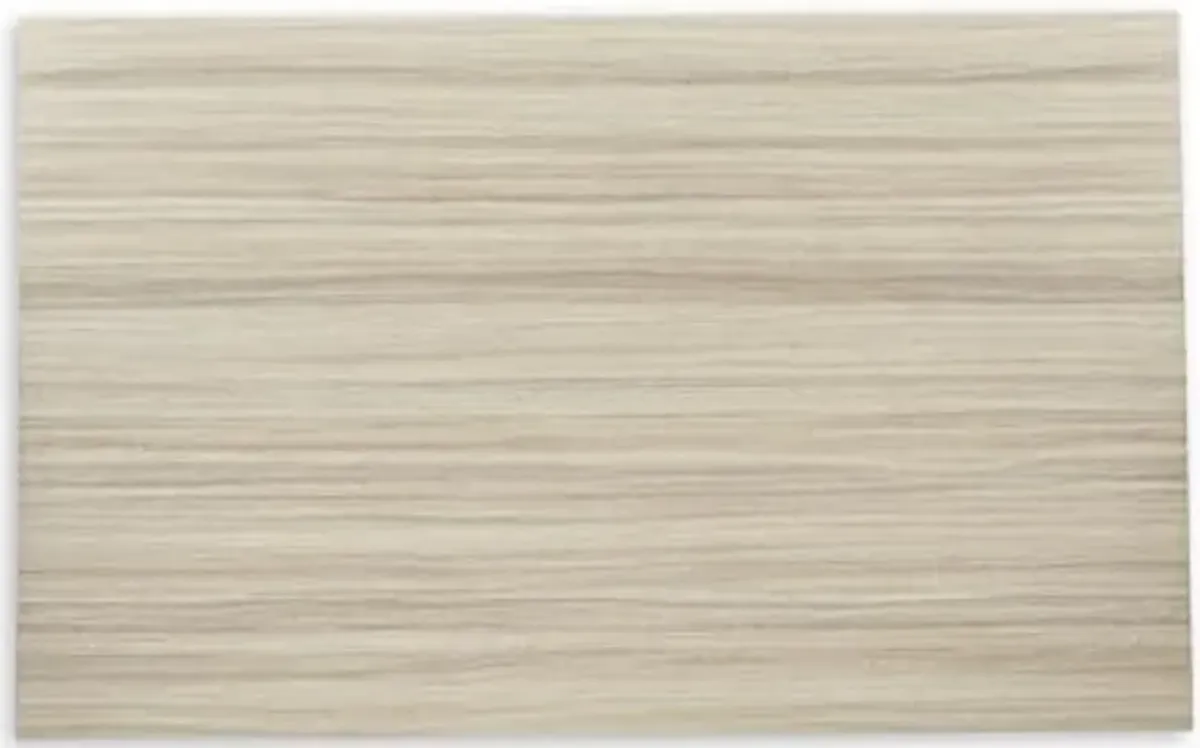 Signature Design by Ashley Grannen Modern Rectangular Dining Room Table, White & Natural Wood