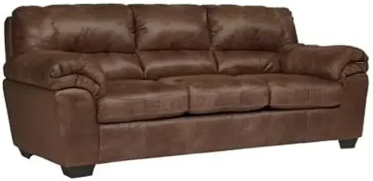 Signature Design by Ashley Bladen Faux Leather Full Sofa Sleeper, Brown